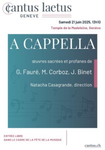 Affiche concert fête de la musique